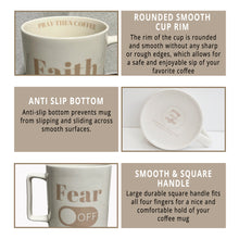 Load image into Gallery viewer, Faith On, Fear Off Mug