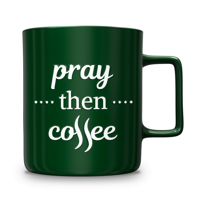 Pray Then Coffee Christmas